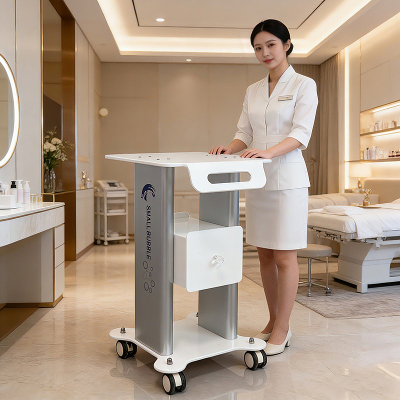 Beauty Makeup Trolley - รถเข็นเสริมสวย รถเข็นอุปกรณ์เสริมความงาม รถเข็นเสิร์ฟอาหาร รถเข็นจัดระเบียบ รถเข็นแต่งหน้า รถเข็นห้องเสริมสวย