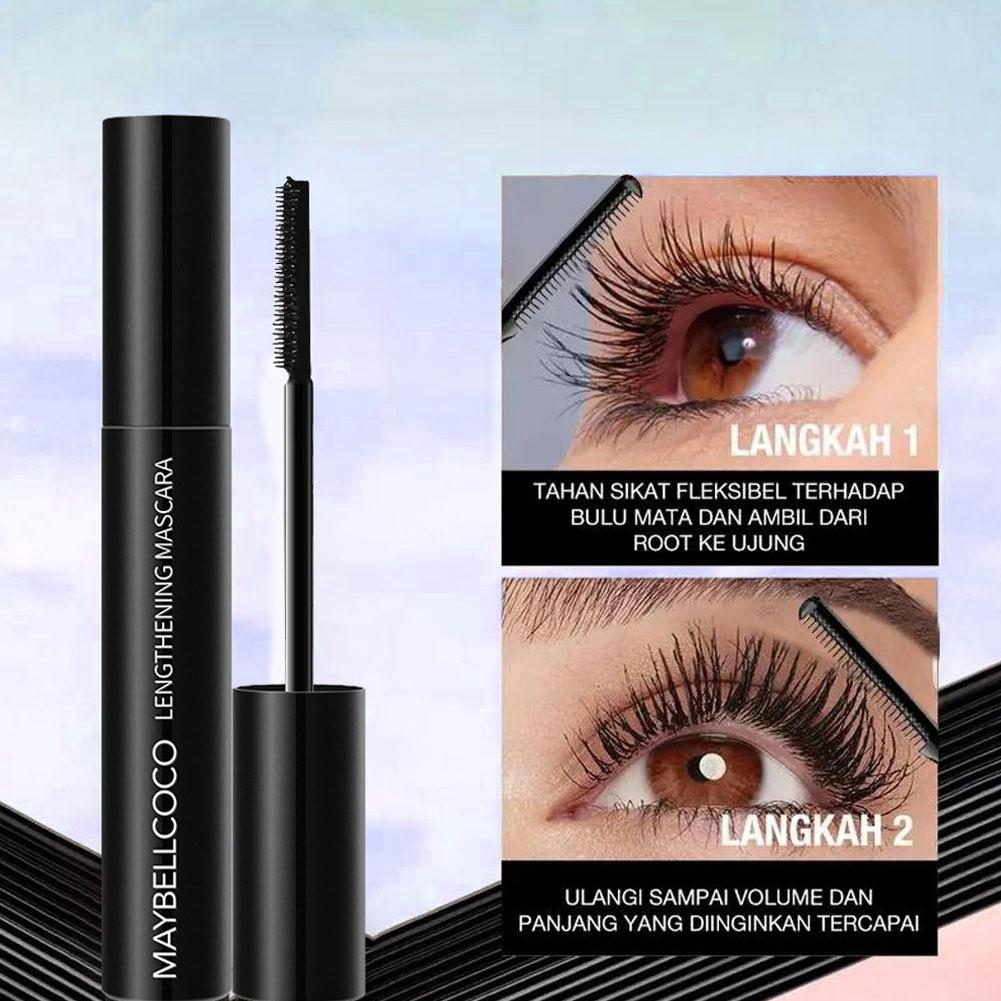 Waterproof Mascara Wand - มาสคาร่าเพิ่มวอลลุ่ม กันน้ำ ติดทนนาน หัวแปรงแม่นยำ ช่วยแยกขนตาให้ดูหนาและยาว เหมาะสำหรับดวงตาแพ้ง่าย