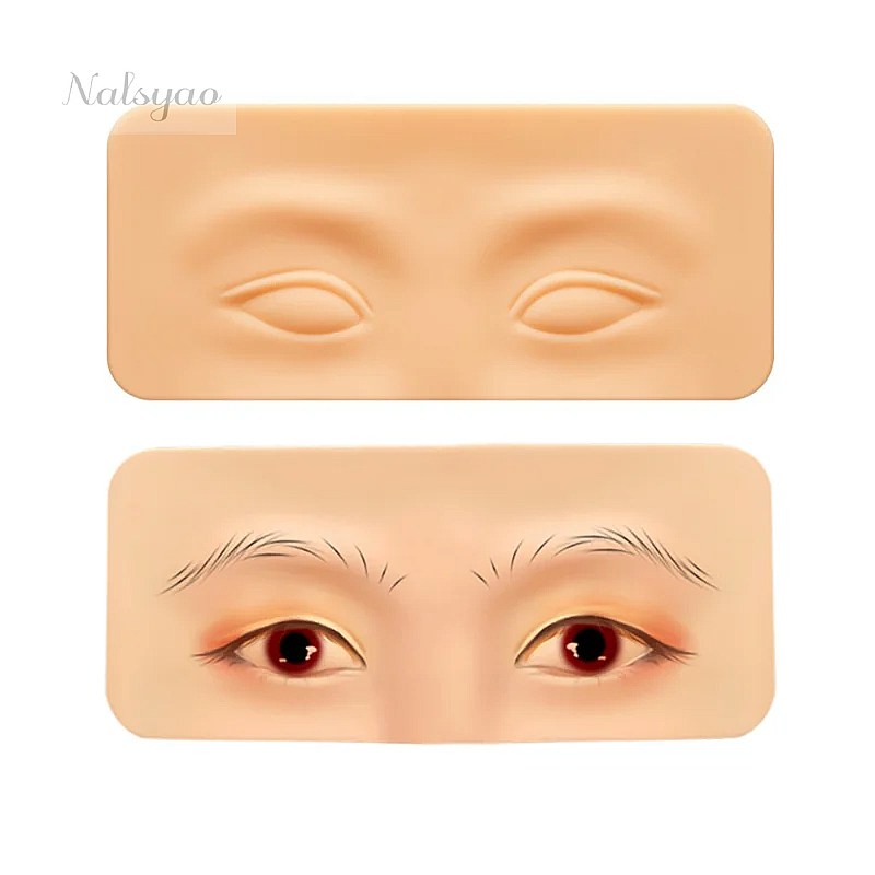 Beauty Makeup Academy - แผ่นซิลิโคนสำหรับฝึกสักคิ้ว 5 มิติ คุณภาพพรีเมียม สำหรับกระดานฝึกอบรมการแต่งหน้าถาวร อุปกรณ์สำหรับสถาบันสอนความงาม