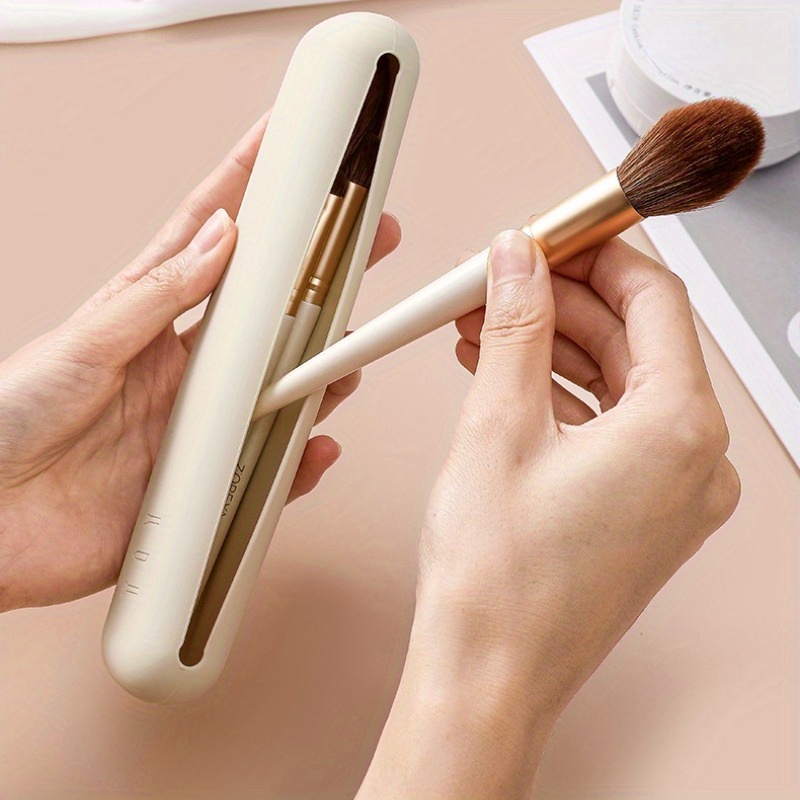Beauty Makeup Case - กระเป๋าแต่งหน้าแปรงแต่งหน้ากระเป๋าเครื่องสําอางOrganizerผู้ถือกระเป๋าเดินทางแปรงแปรงซิลิคอนPorta Caneta