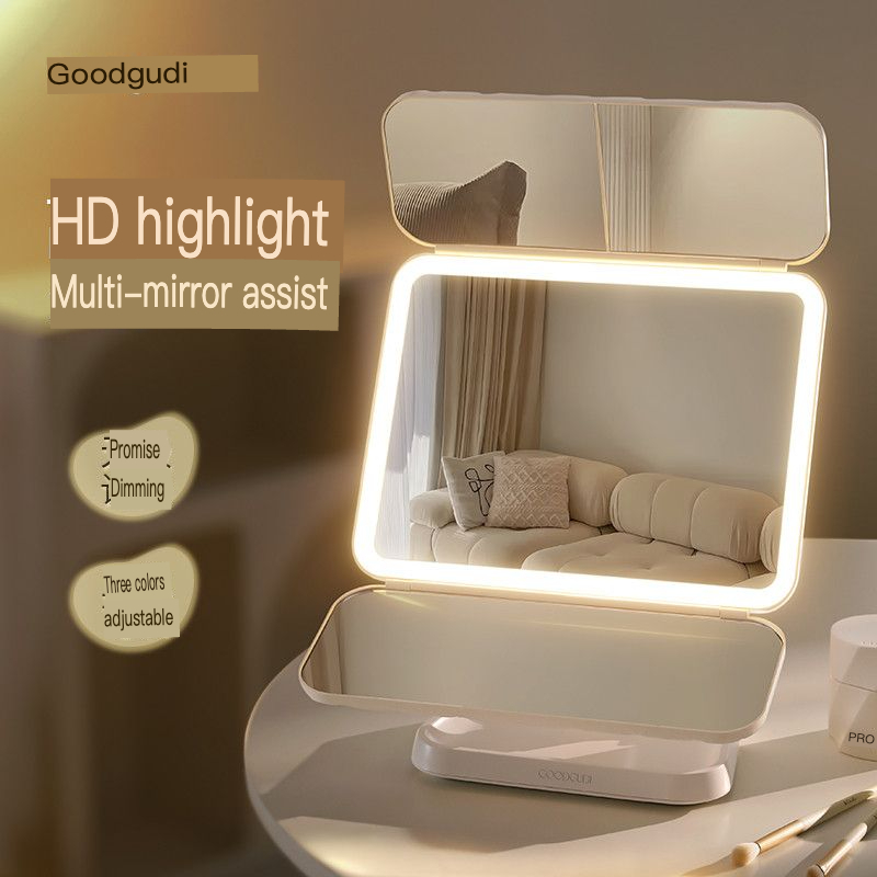 กระจกแต่งหน้า LED Gudi ความคมช - Beauty Makeup Definition บทวิจารณ์และราคา