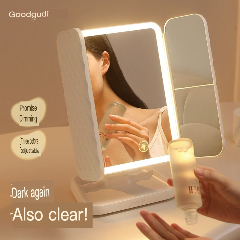 กระจกแต่งหน้า LED Gudi ความคมช - Beauty Makeup Definition บทวิจารณ์และราคา