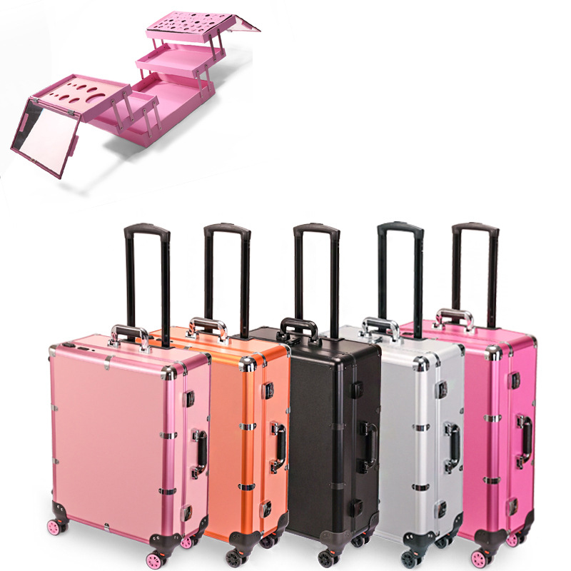 เดินทางพับเครื่องสำอางค์,Profe - Beauty Makeup Trolley บทวิจารณ์และราคา