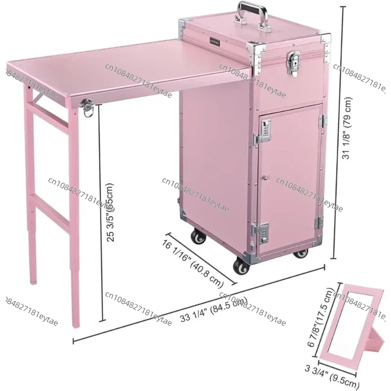 โต๊ะทำเล็บแบบพับได้ โต๊ะแต่งหน - Beauty Makeup Trolley บทวิจารณ์และราคา