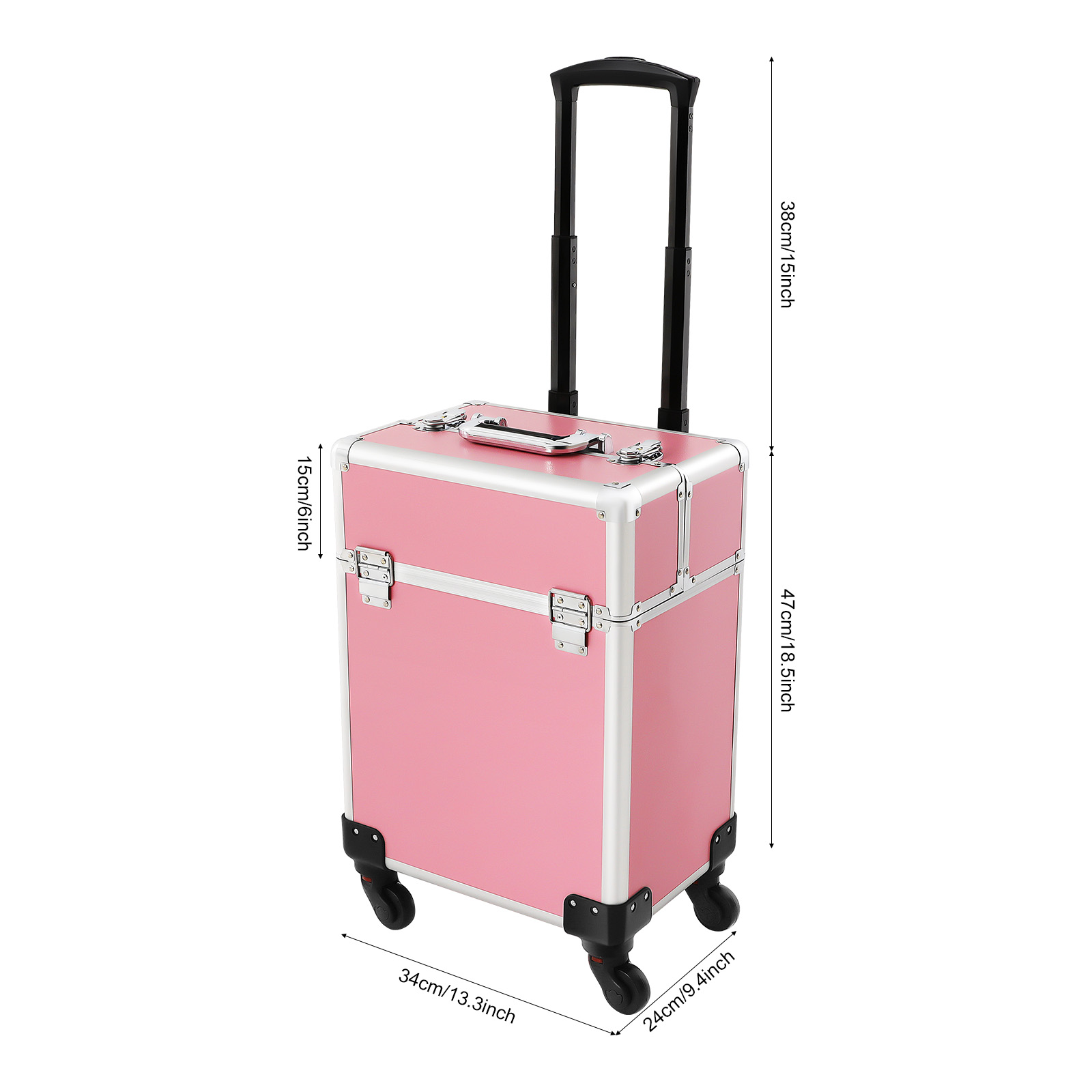 กระเป๋าเครื่องสำอางแบบมีล้อพร้ - Beauty Makeup Case บทวิจารณ์และราคา