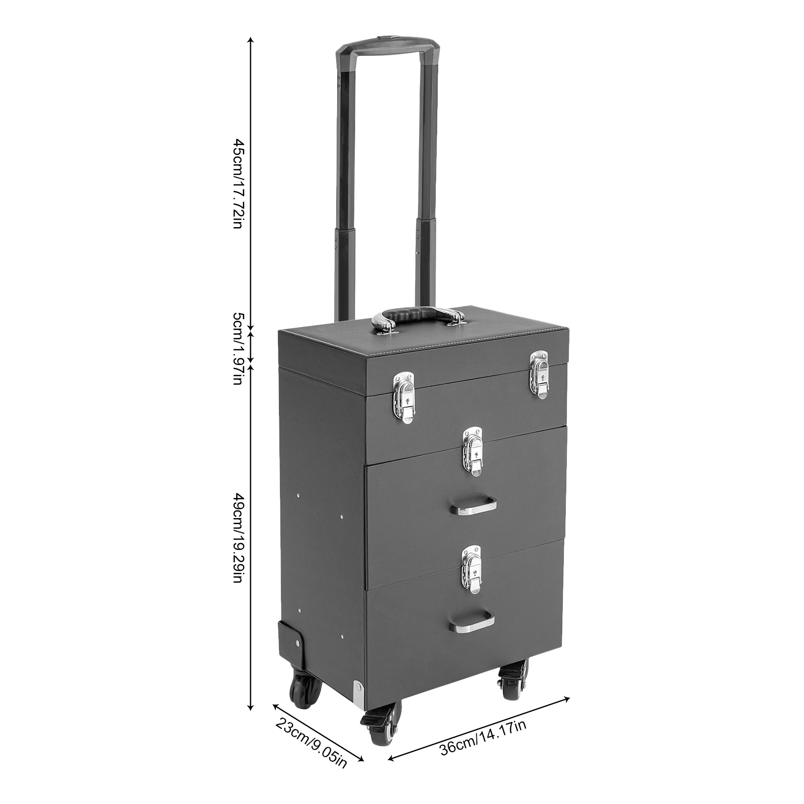 รถเข็นเก็บเครื่องสำอางแบบมีล้อ - Beauty Makeup Trolley บทวิจารณ์และราคา