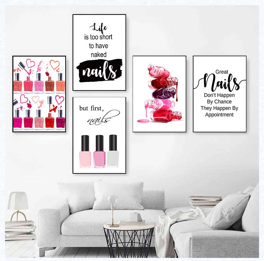 โปสเตอร์ศิลปะและภาพพิมพ์ ของขว - Beauty Of Makeup Quotes บทวิจารณ์และราคา