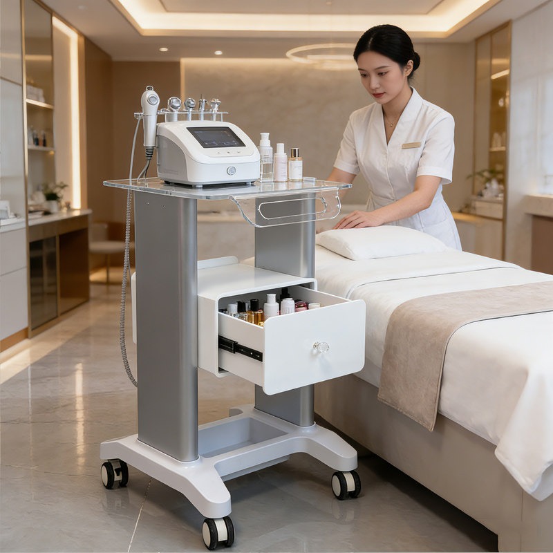 รถเข็นเสริมสวย รถเข็นอุปกรณ์เส - Beauty Makeup Trolley บทวิจารณ์และราคา