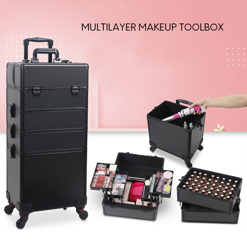กระเป๋าเครื่องสำอางแบบมีล้อลาก - Beauty Makeup Trolley บทวิจารณ์และราคา