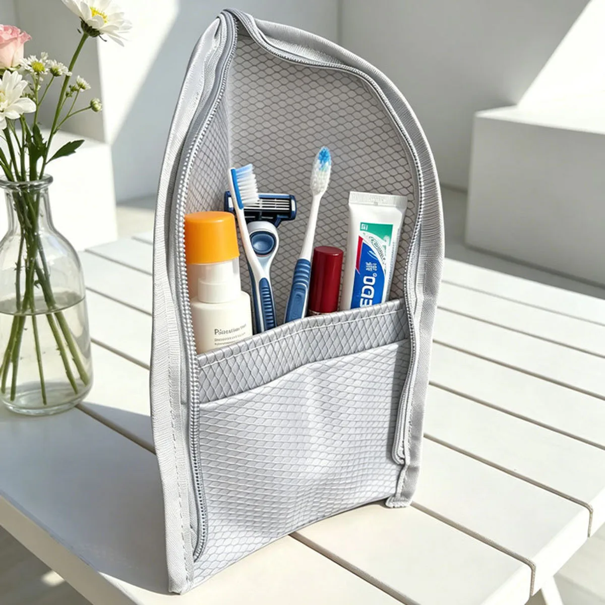 กระเป๋าใส่เครื่องสำอางแบบตาข่า - Beauty Makeup Case บทวิจารณ์และราคา