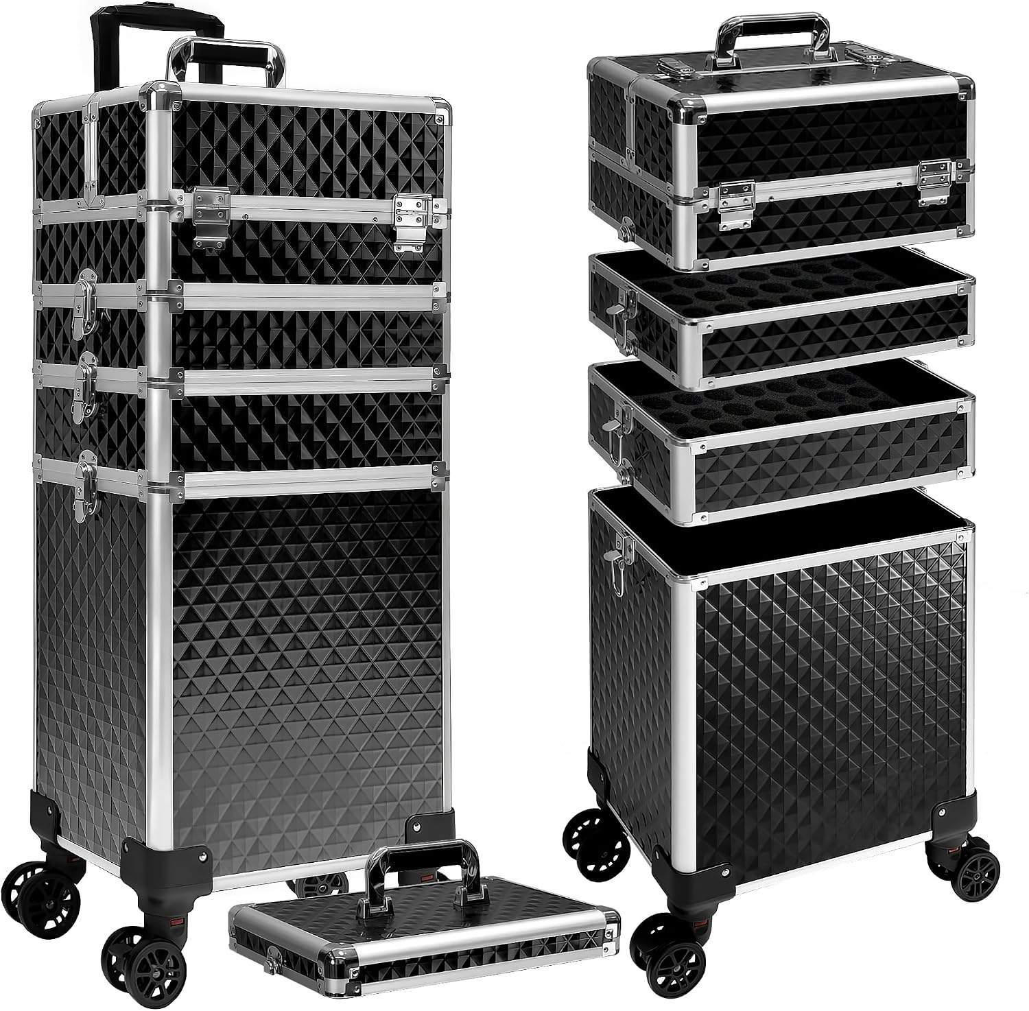 กระเป๋าเครื่องสำอางแบบมีล้อ, ก - Beauty Makeup Trolley บทวิจารณ์และราคา
