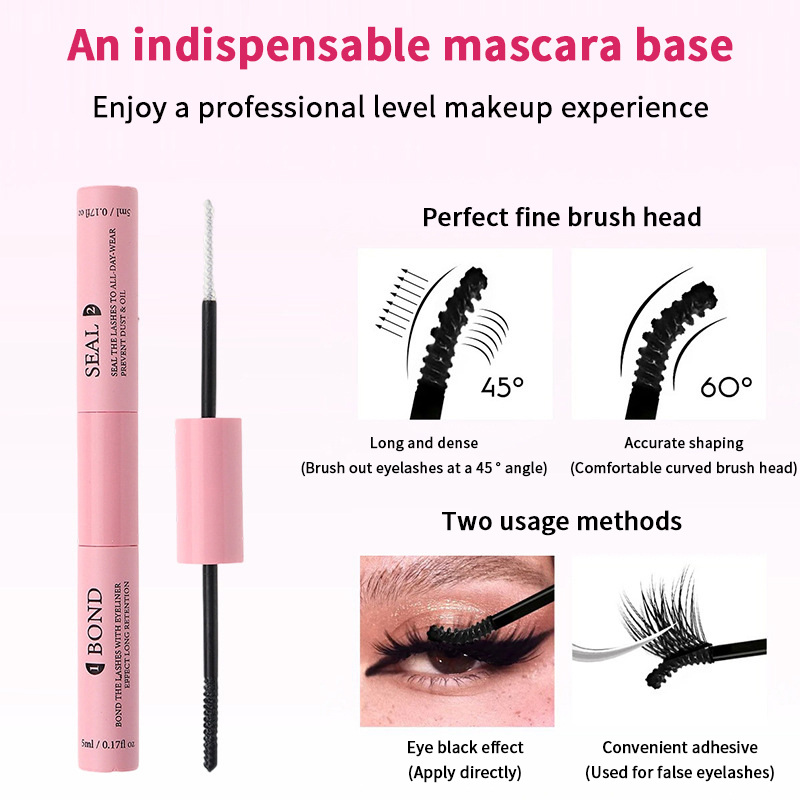 กาวติดขนตาปลอมแบบสองหัว สำหรับ - Waterproof Mascara Wand บทวิจารณ์และราคา