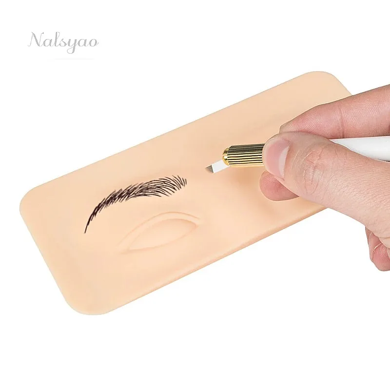 แผ่นซิลิโคนฝึกสักคิ้ว 5D ระดับ - Beauty Makeup Academy บทวิจารณ์และราคา