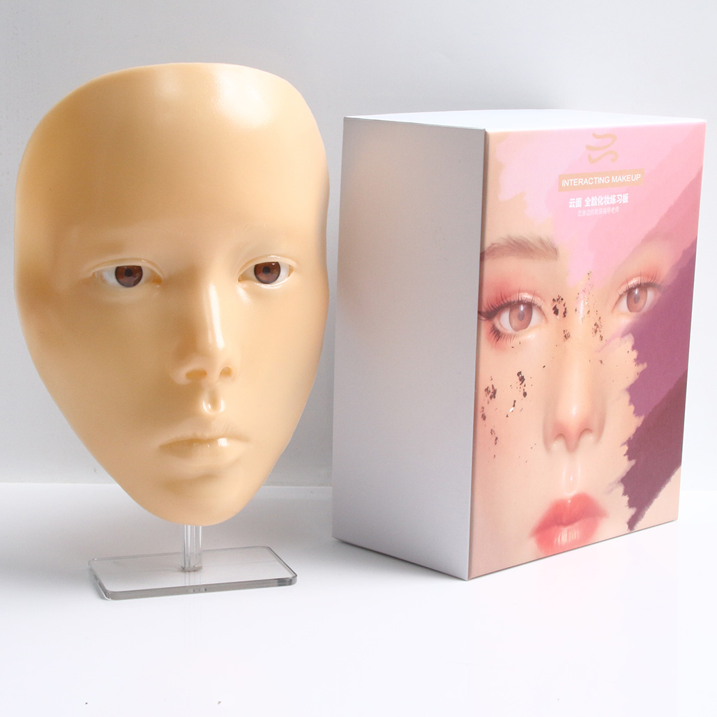 แผ่นซิลิโคนฝึกแต่งหน้าแบบเต็มห - Beauty Makeup Academy บทวิจารณ์และราคา