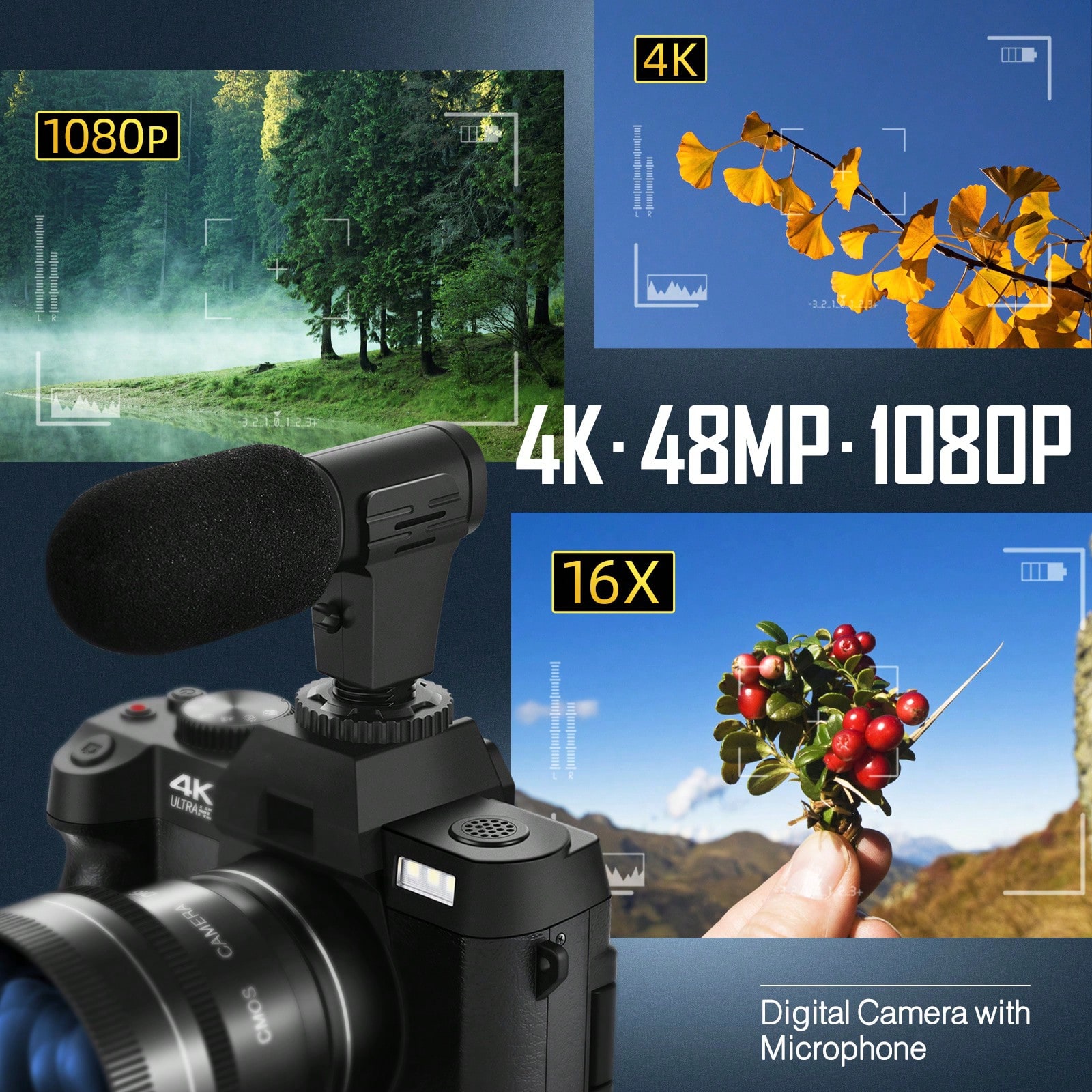 กล้องดิจิตอล 4K สำหรับการถ่ายภ - Beauty Makeup Camera App บทวิจารณ์และราคา