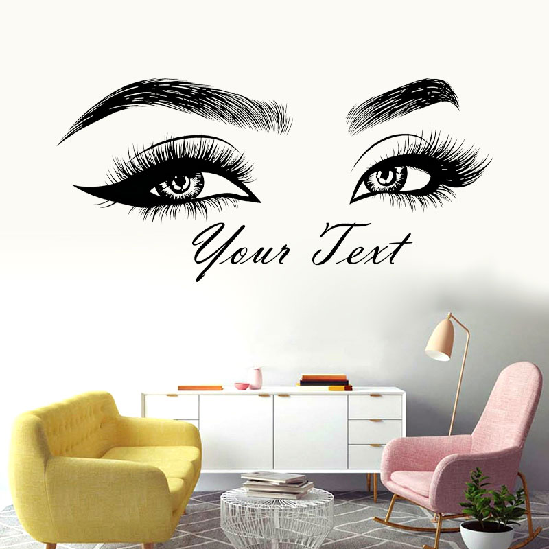 ขนตาคิ้วสติกเกอร์ไวนิล Beauty  - Beauty Of Makeup Quotes บทวิจารณ์และราคา