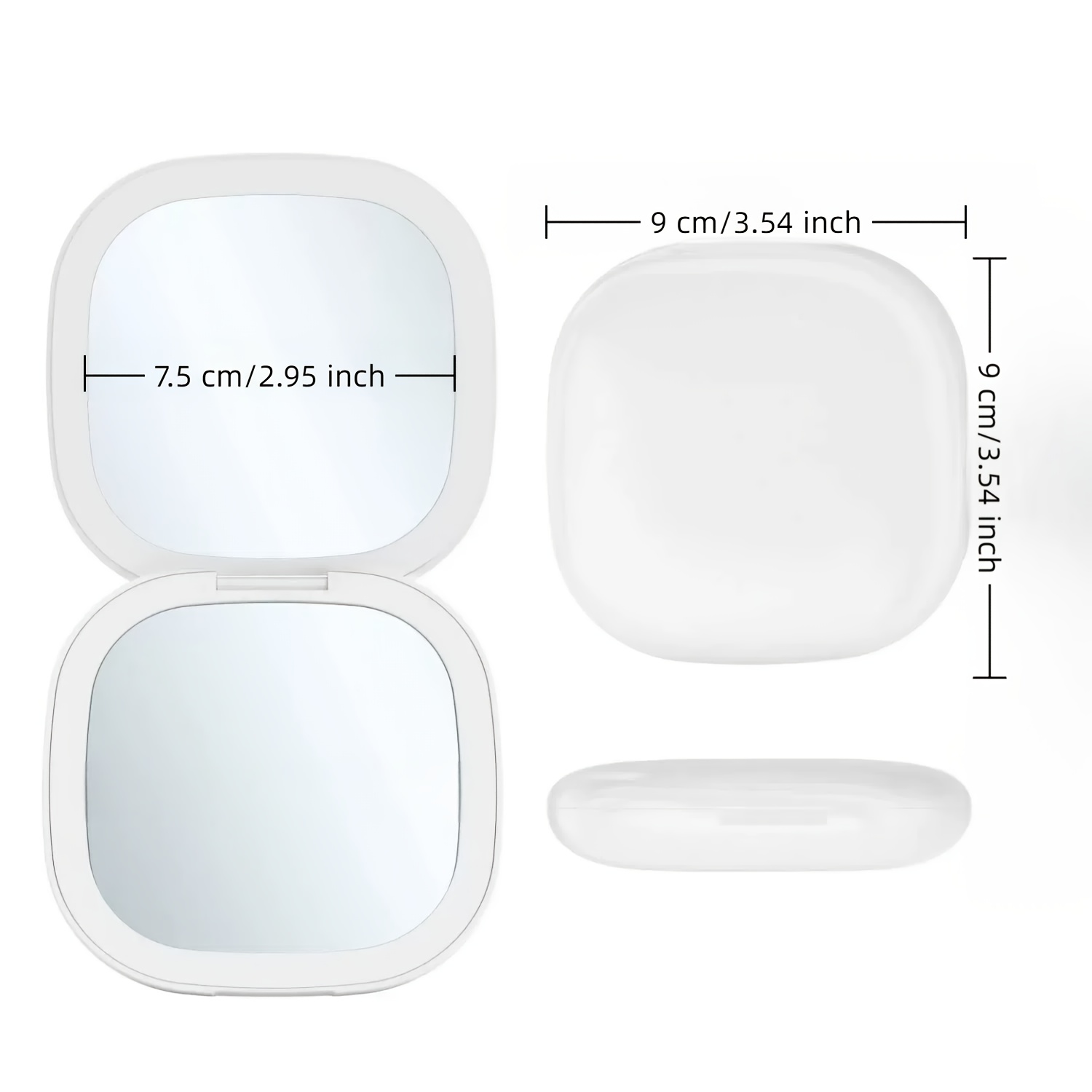 กระจกแต่งหน้าแบบขยายสองด้าน 5X - Beauty Makeup Definition บทวิจารณ์และราคา