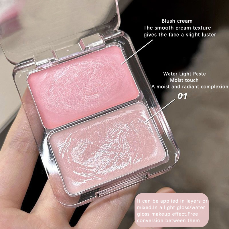 บลัชออนเยลลี่เรืองแสงสองสี นมพ - Ulta Beauty Makeup บทวิจารณ์และราคา