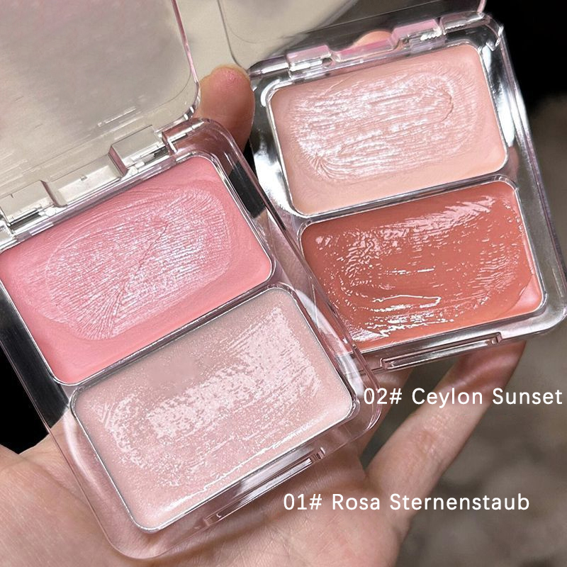 บลัชออนเยลลี่เรืองแสงสองสี นมพ - Ulta Beauty Makeup บทวิจารณ์และราคา