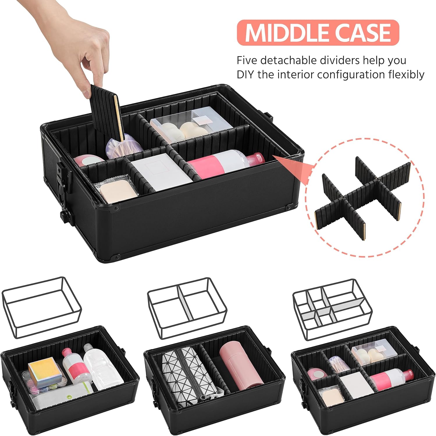 กระเป๋าแต่งหน้าแบบมีล้อ, รถเข็ - Beauty Makeup Trolley บทวิจารณ์และราคา