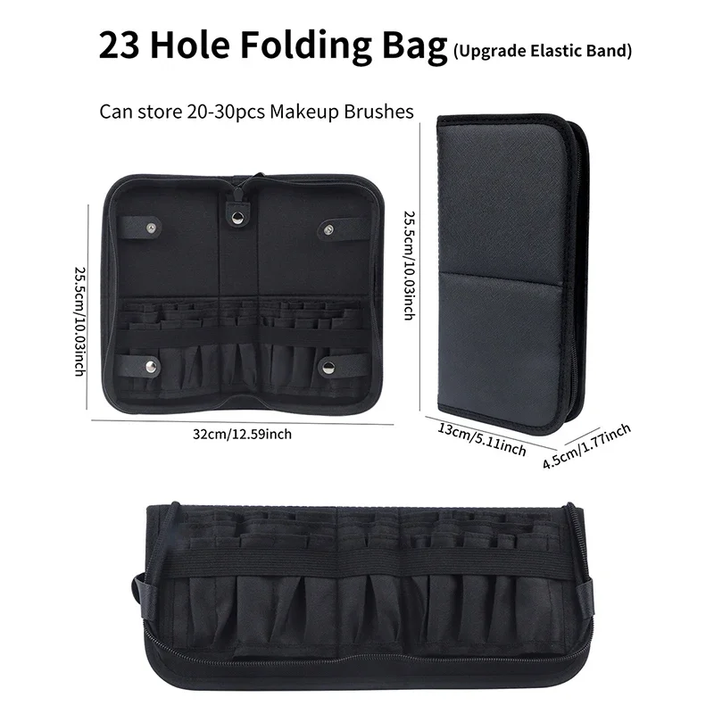 29/23 หลุมแปรงแต่งหน้าแบบพับได - Beauty Makeup Case บทวิจารณ์และราคา