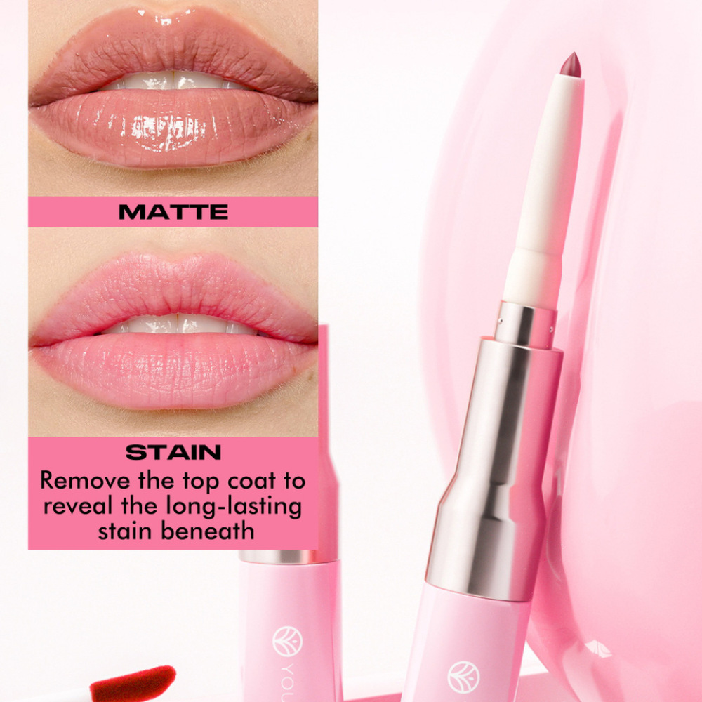 ดินสอเขียนขอบปากสองหัวพร้อมกระ - Beauty Makeup Definition บทวิจารณ์และราคา
