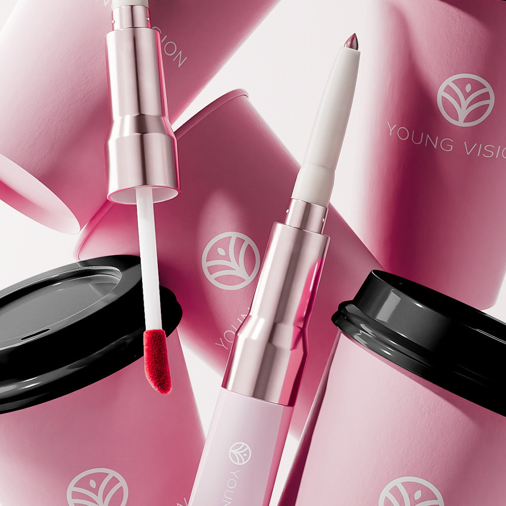 ดินสอเขียนขอบปากสองหัวพร้อมกระ - Beauty Makeup Definition บทวิจารณ์และราคา